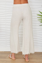 Load image into Gallery viewer, Italian Linen Pants With Raw Hem
