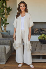 Load image into Gallery viewer, Italian Linen Pants With Raw Hem
