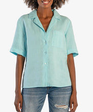 Load image into Gallery viewer, Josie Short Sleeve Button Down
