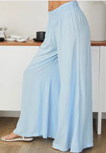 Load image into Gallery viewer, Sky Blue Viscose Palazzo Pants
