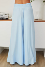 Load image into Gallery viewer, Sky Blue Viscose Palazzo Pants
