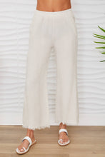 Load image into Gallery viewer, Italian Linen Pants With Raw Hem
