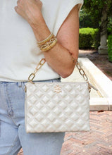 Load image into Gallery viewer, Ariana Crossbody PEARL QUILTED DQ
