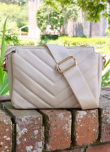 Load image into Gallery viewer, Jace Crossbody NUDE V QUILTED
