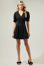 Load image into Gallery viewer, Go Getter Surplice Mini Dress
