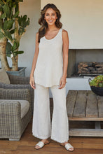 Load image into Gallery viewer, Italian Linen Pants With Raw Hem
