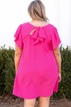Load image into Gallery viewer, Rose Plus Size Ruffle Sleeve Mini Dress
